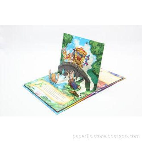 Eco - friendliy glossy lamination Pop Up Book Printing Serv